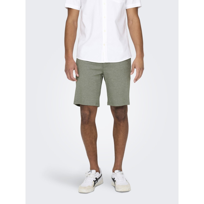 ONLY & SONS Mark 0209 Melange Shorts - Olive Night