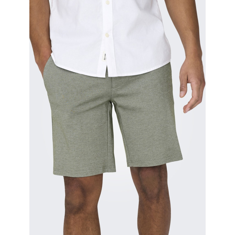 ONLY & SONS Mark 0209 Melange Shorts - Olive Night