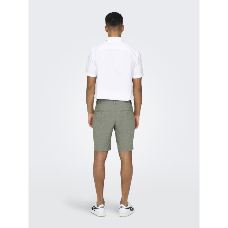 ONLY & SONS Mark 0209 Melange Shorts - Olive Night