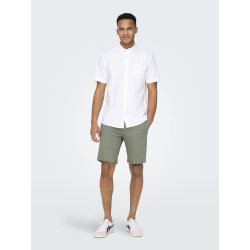 ONLY & SONS Mark 0209 Melange Shorts - Olive Night
