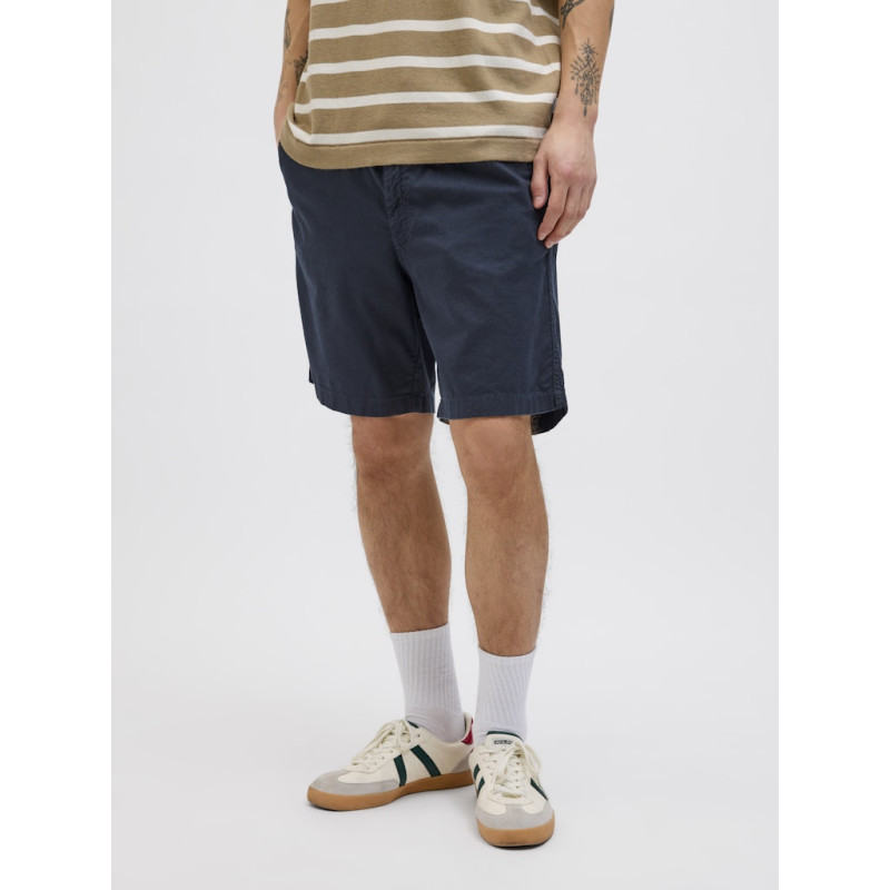 JACK & JONES Jaiden Campaign Hybrid Hør Shorts - Dark Navy