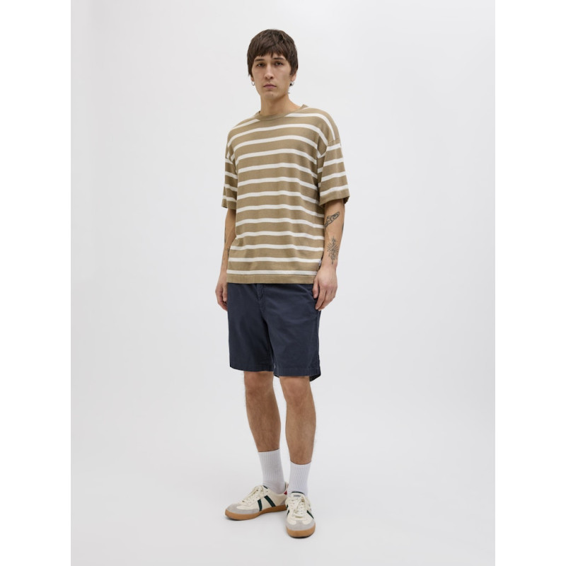 JACK & JONES Jaiden Campaign Hybrid Hør Shorts - Dark Navy