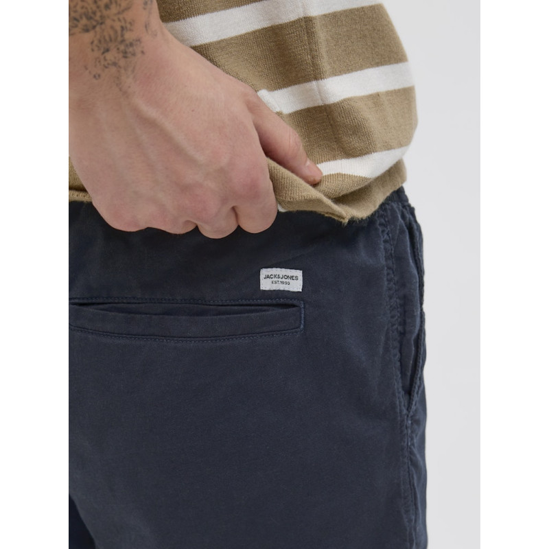 JACK & JONES Jaiden Campaign Hybrid Hør Shorts - Dark Navy