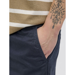 JACK & JONES Jaiden Campaign Hybrid Hør Shorts - Dark Navy