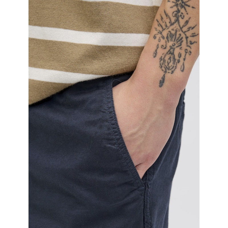 JACK & JONES Jaiden Campaign Hybrid Hør Shorts - Dark Navy