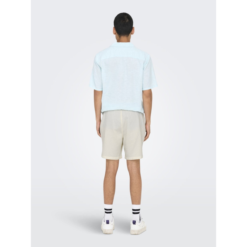 ONLY & SONS Bertil Waffle Shorts - Cloud Dancer