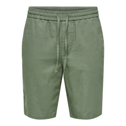 ONLY & SONS Linus Loose Hør Shorts - Sea Spray