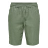 ONLY & SONS Linus Loose Hør Shorts - Sea Spray