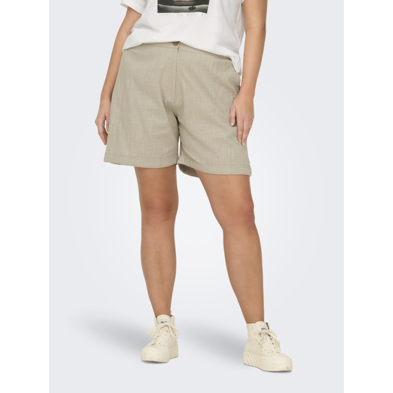 ONLY CARMAKOMA Coco Shorts - Feather Gray