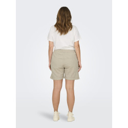 ONLY CARMAKOMA Coco Shorts - Feather Gray