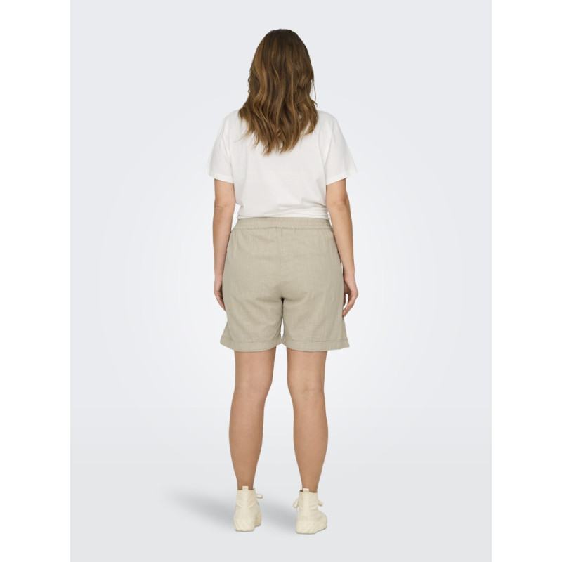 ONLY CARMAKOMA Coco Shorts - Feather Gray