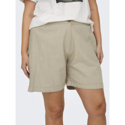 ONLY CARMAKOMA Coco Shorts - Feather Gray