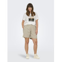 ONLY CARMAKOMA Coco Shorts - Feather Gray