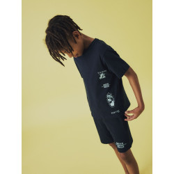 NAME IT KIDS Hirlan T-shirt - Dark Sapphire