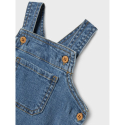 NAME IT BABY Lou Denim Overalls - Dark Blue Denim