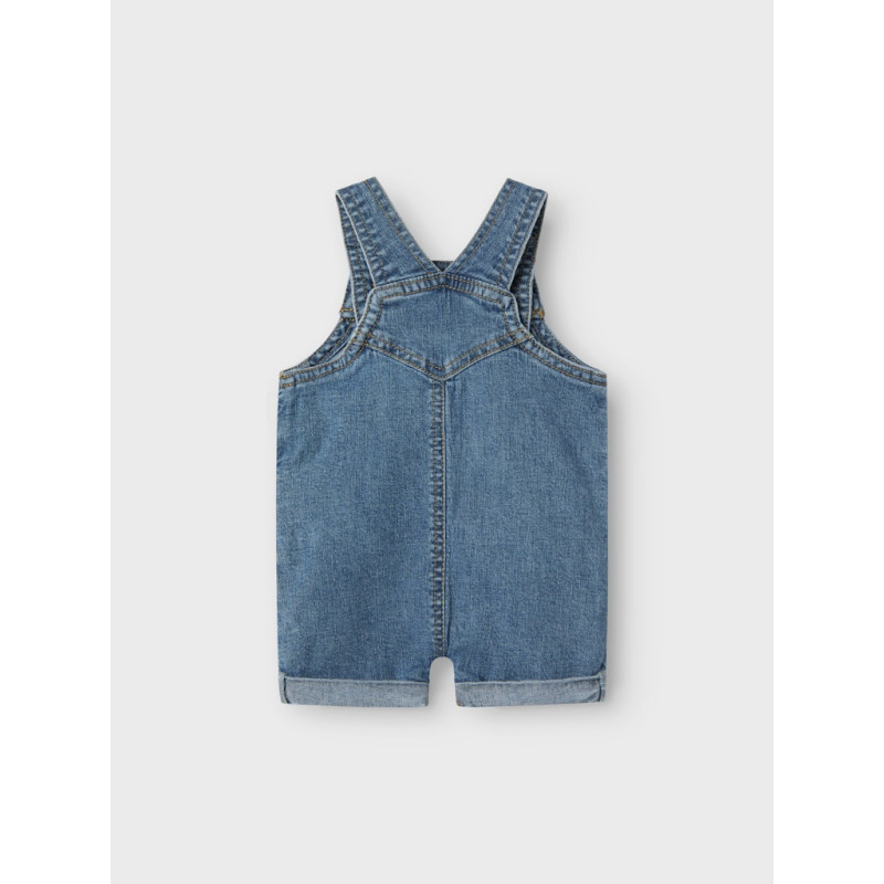NAME IT BABY Lou Denim Overalls - Dark Blue Denim