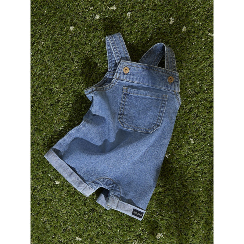 NAME IT BABY Lou Denim Overalls - Dark Blue Denim