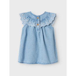 NAME IT BABY Hera Denim Kjole - Light Blue Denim