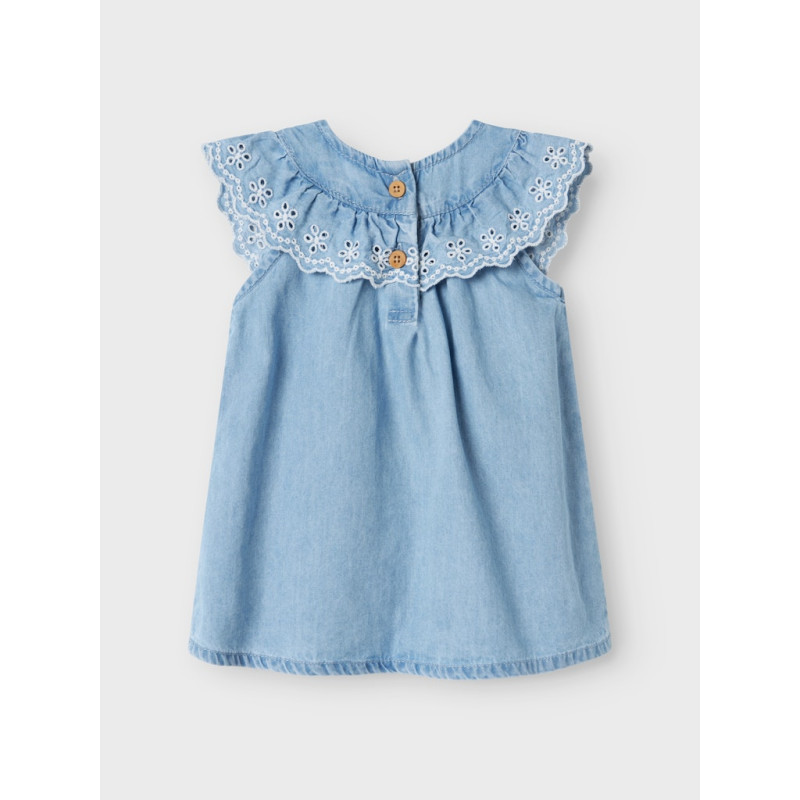 NAME IT BABY Hera Denim Kjole - Light Blue Denim