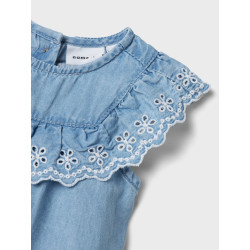 NAME IT BABY Hera Denim Kjole - Light Blue Denim
