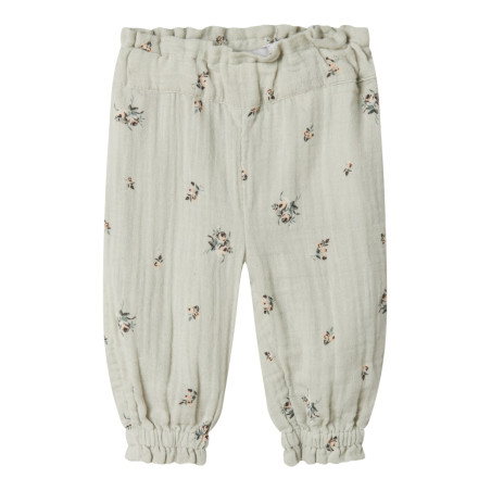 NAME IT BABY Hikka Bukser - Aqua Gray