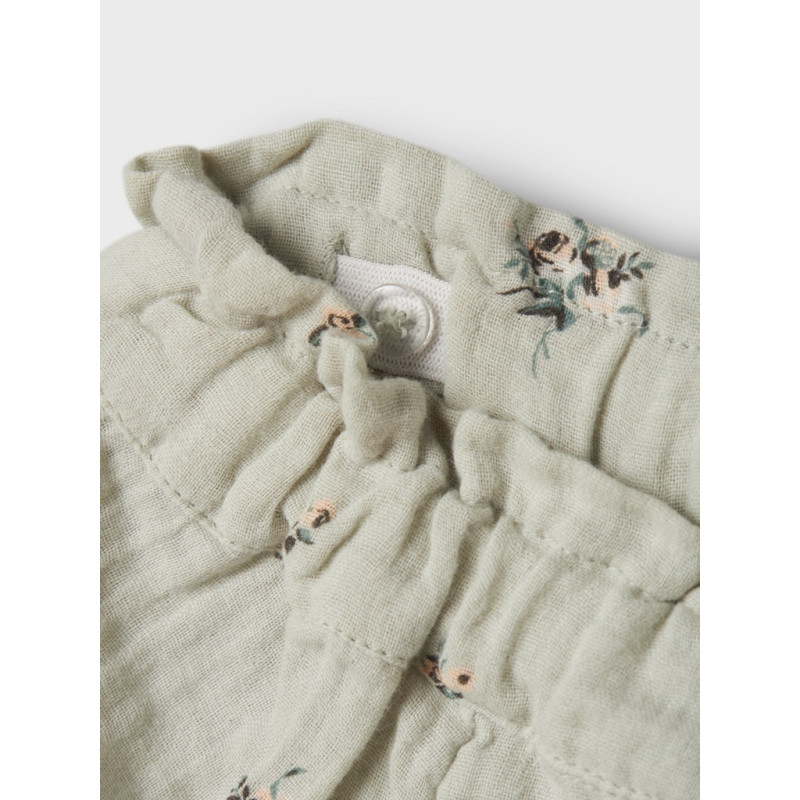 NAME IT BABY Hikka Bukser - Aqua Gray