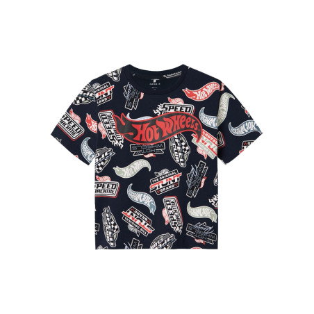 NAME IT MINI Mary Hotwheels T-shirt - Navy Blazer