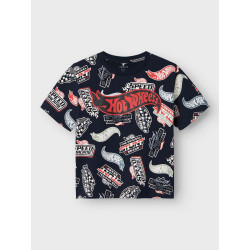 NAME IT MINI Mary Hotwheels T-shirt - Navy Blazer