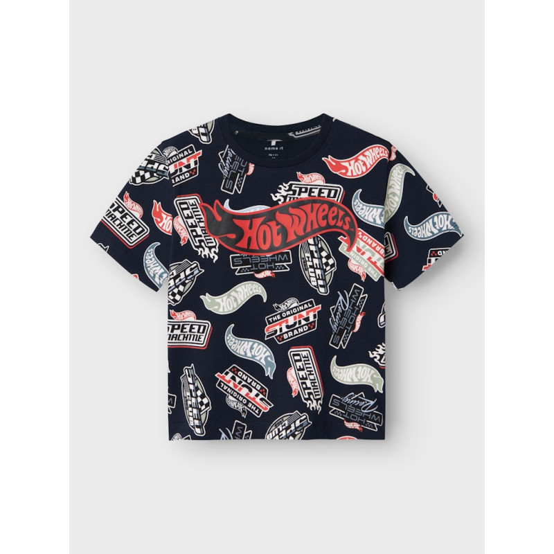 NAME IT MINI Mary Hotwheels T-shirt - Navy Blazer