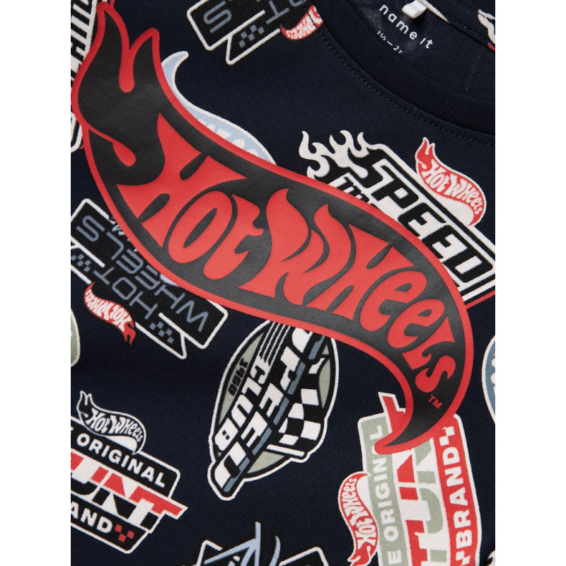 NAME IT MINI Mary Hotwheels T-shirt - Navy Blazer