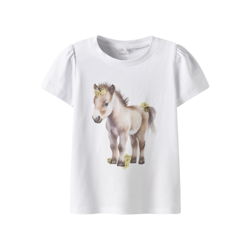NAME IT MINI Hani T-shirt - Bright White