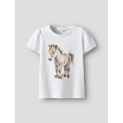 NAME IT MINI Hani T-shirt - Bright White