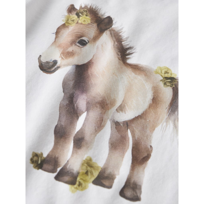 NAME IT MINI Hani T-shirt - Bright White