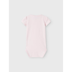 NAME IT BABY Hillie S/S Bodystocking - Ballerina