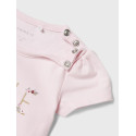 NAME IT BABY Hillie S/S Bodystocking - Ballerina