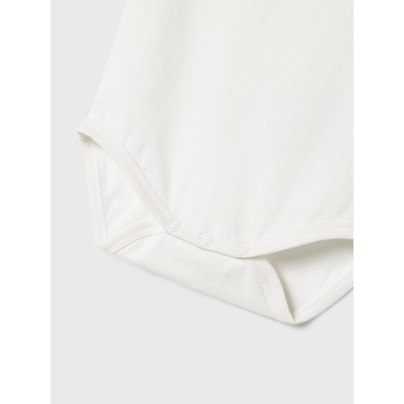 NAME IT BABY Hillie S/S Bodystocking - Bright White