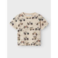 NAME IT MINI Helsa T-shirt - Peyote