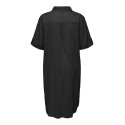 ONLY CARMAKOMA Coco S/S Skjortekjole - Sort