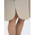 ONLY CARMAKOMA Coco S/S Skjortekjole - Feather Gray