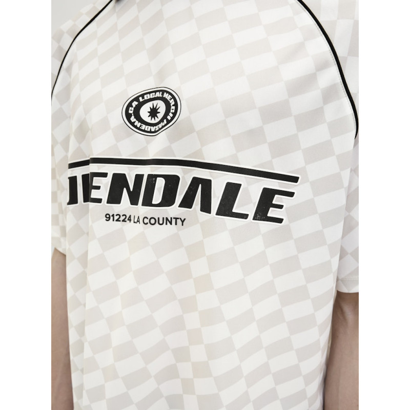 Jack & Jones Mesh Open Collar Polo - Cloud Dancer / Vapour