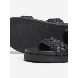 ONLY Minnie PU Flet Sandal - Sort