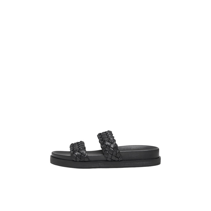 ONLY Minnie PU Flet Sandal - Sort