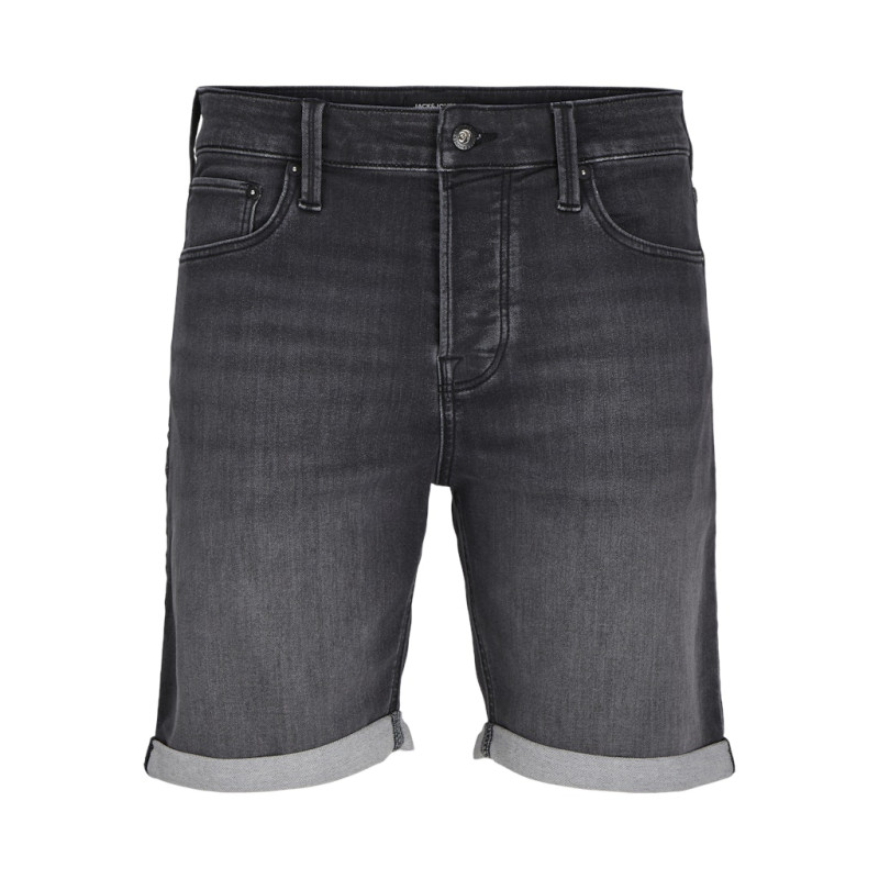 JACK & JONES Rick Jjicon Denim Shorts - Black Denim