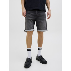 JACK & JONES Rick Jjicon Denim Shorts - Black Denim
