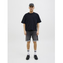 JACK & JONES Rick Jjicon Denim Shorts - Black Denim