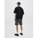 JACK & JONES Rick Jjicon Denim Shorts - Black Denim