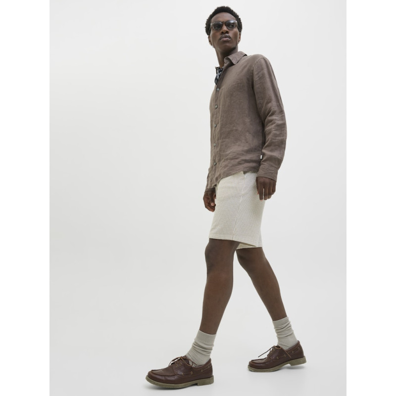 JACK & JONES Karl May Jogging Shorts - Plaza Taupe / Cloud Dancer