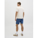 JJ REBEL Pike Stribet T-shirt - Apricot Ice