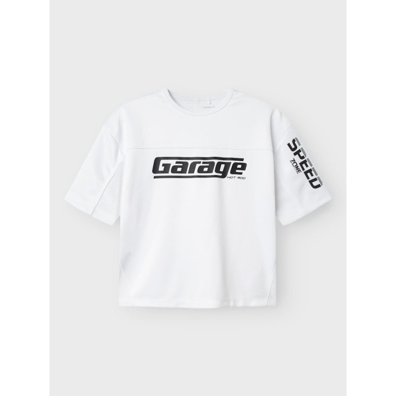 NAME IT KIDS Hart T-shirt - Bright White