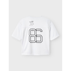 NAME IT KIDS Hart T-shirt - Bright White